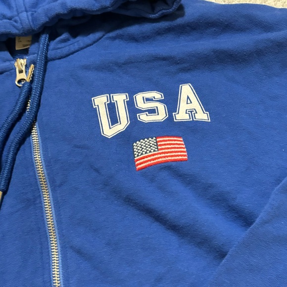 USA Cropped Zip Up - Picture 11 of 16